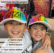 Load image into Gallery viewer, Rainbow Style Trucker Cap