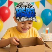 Load image into Gallery viewer, Front Skull Custom Name Baseball Cap
