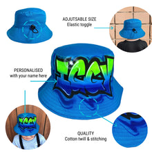 Load image into Gallery viewer, Graff Green Fade Bucket Hat (14)