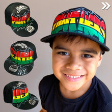 Load image into Gallery viewer, Panthers Graffiti Name Snapback Cap