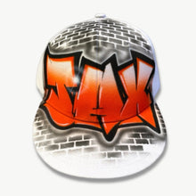 Load image into Gallery viewer, Graffiti Brick Wall Snapback Cap