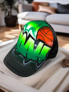 Bball Graffiti Style Trucker  (14)