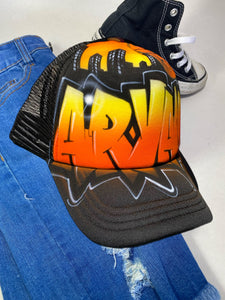 Bball Graffiti City Style Trucker  (6)