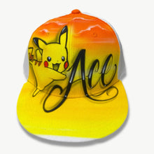Load image into Gallery viewer, Pikach Character Snapback Cap