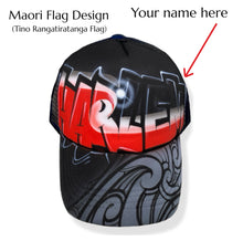 Load image into Gallery viewer, Maori Flag Trucker Cap with Personalised Name (4)