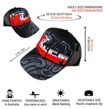 Load image into Gallery viewer, Maori Flag Trucker Cap with Personalised Name (4)