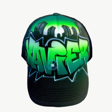Load image into Gallery viewer, Double City Trucker Cap with Personalised Graffiti Name
