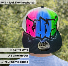 Load image into Gallery viewer, Graffiti Fade Snapback Cap