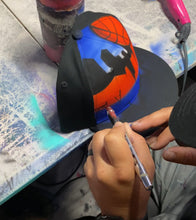 Load image into Gallery viewer, Basketball Graffiti Style Snapback Cap
