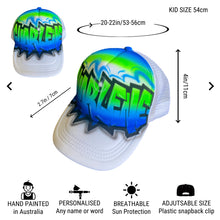 Load image into Gallery viewer, Graffiti Fade Trucker (14)