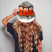 Load image into Gallery viewer, Graffiti Brick Wall Snapback Cap