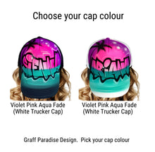 Load image into Gallery viewer, Graff Paradise Trucker Cap