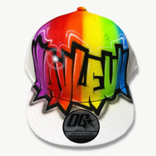 Load image into Gallery viewer, Lolly Stripe Snapback Cap