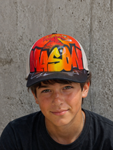 Load image into Gallery viewer, Custom Design Snapback Cap with any NamePainted on it