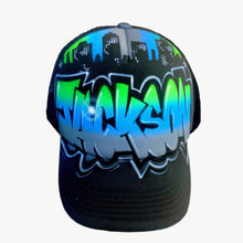 Load image into Gallery viewer, 3 Colour City Graffiti Trucker Cap