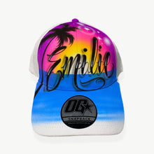Load image into Gallery viewer, Paradise Love custom name baseball cap