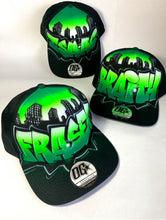 Load image into Gallery viewer, Custom City Personalised Graffiti Name Cap
