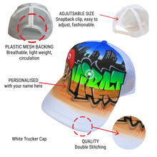 Load image into Gallery viewer, Personalised-kids-trucker-cap-gift