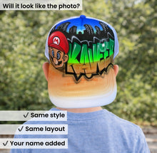 Load image into Gallery viewer, Personalised-kids-trucker-cap