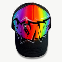 Load image into Gallery viewer, Colourful Graffiti Style Trucker Cap
