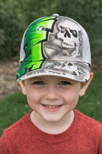Load image into Gallery viewer, Side Skull Custom Name Baseball Cap