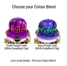 Load image into Gallery viewer, Love Script Snapback Cap
