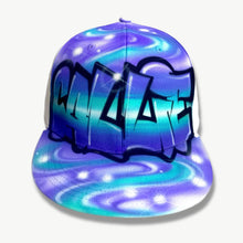 Load image into Gallery viewer, Graffiti Front Swirl Snapback Cap