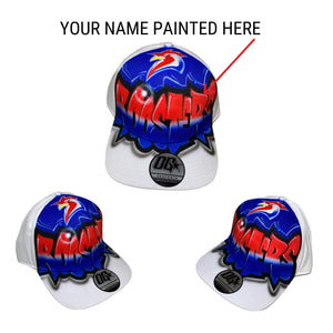 Roosters Graffiti Style Snapback Cap