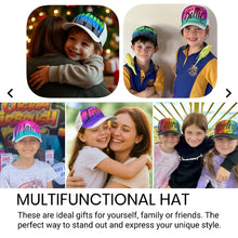 Load image into Gallery viewer, Double City Black Trucker Cap with Graffiti Name Review