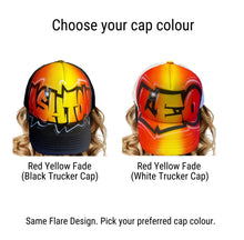 Load image into Gallery viewer, Flare Style Graffiti Trucker Cap