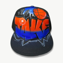 Load image into Gallery viewer, Basketball Graffiti Style Snapback Cap