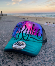 Load image into Gallery viewer, Personalised Stich Character Trucker Cap with Name