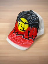 Load image into Gallery viewer, Maori Aboriginal Flag Graffiti Style Trucker Cap