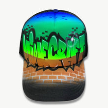 Load image into Gallery viewer, Minecraf Graffiti Trucker Cap