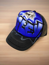 Load image into Gallery viewer, Bulldogs Blue Graffiti Trucker Cap