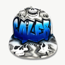 Load image into Gallery viewer, Double Skull Snapback Cap