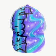 Load image into Gallery viewer, Graffiti Side Swirl Design Trucker Cap