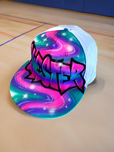 Swirl Graffiti Backpack and Cap Combo (1)