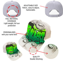 Load image into Gallery viewer, Green Smash Graff baseball cap