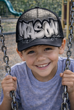 Load image into Gallery viewer, Graffiti Brick Wall Design Trucker Cap