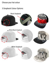 Load image into Gallery viewer, Graffiti Brick Wall Snapback Cap