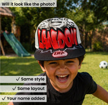 Load image into Gallery viewer, Skull Front Snapback Cap