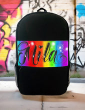 Load image into Gallery viewer, Rainbow Script Style Backpack (7)