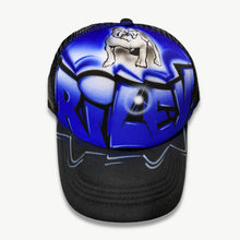 Load image into Gallery viewer, Bulldogs Blue Graffiti Trucker Cap