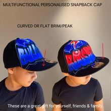 Load image into Gallery viewer, Bulldogs Graffiti Name Snapback Cap