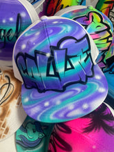 Load image into Gallery viewer, Graffiti Front Swirl Snapback (1)