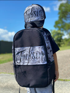 Brickwall Script Style Backpack (18)