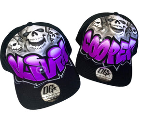 Skull Front Snapback (3)