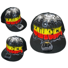 Load image into Gallery viewer, 3 Colour Skull Snapback