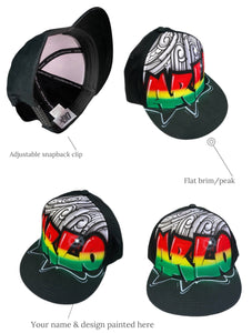 Rasta Maori Style Canvas and Cap Combo